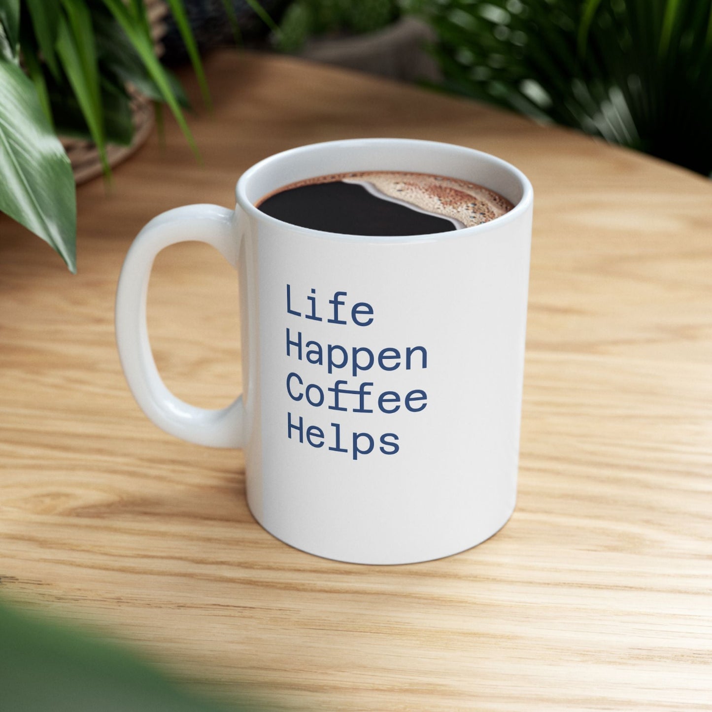 Coffee Mug, Life Journey Ceramic Mug, Coffee Lover Gift, Inspirational Mug, Morning Mug, Gift for Him, Gift for Her