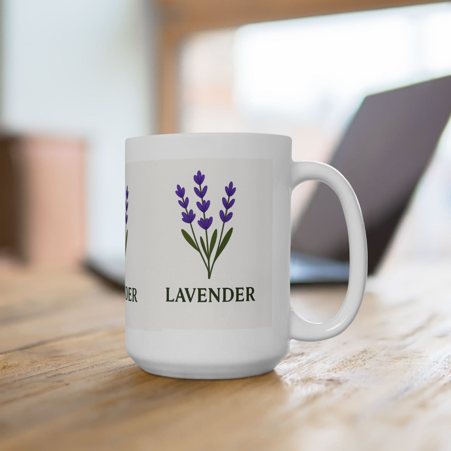 Lavender Ceramic Mug - Perfect Gift for Tea and Coffee Lovers