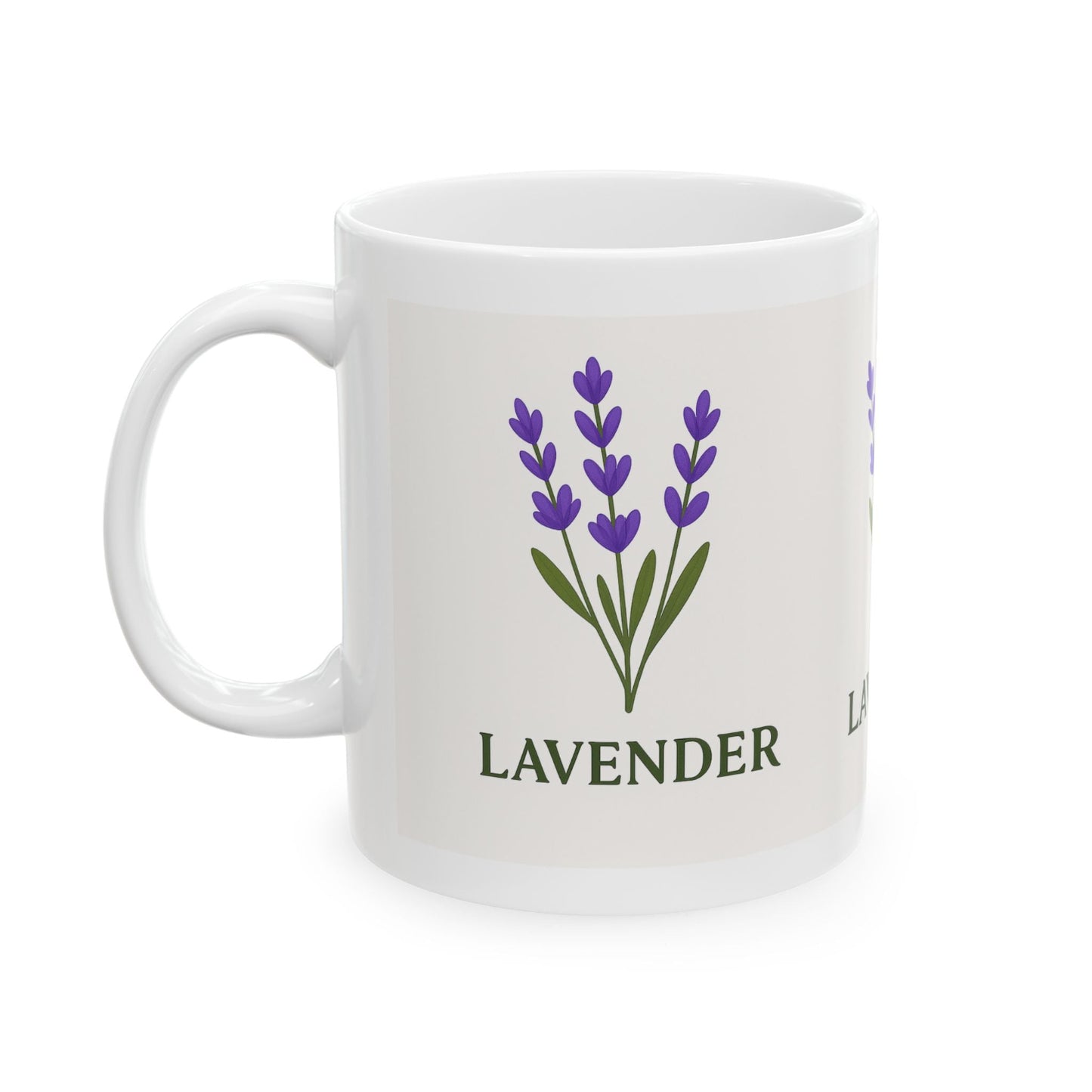 Lavender Ceramic Mug - Perfect Gift for Tea and Coffee Lovers