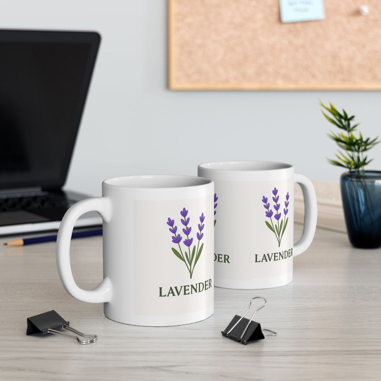 Lavender Ceramic Mug - Perfect Gift for Tea and Coffee Lovers