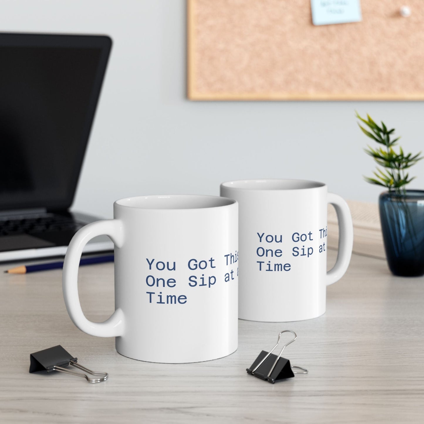 Motivational Ceramic Mug, 11oz, 15oz - Quiet Time Coffee Cup, Inspirational Quote, Gift for Coffee Lovers, Office Mug, Positive Energy Mug,