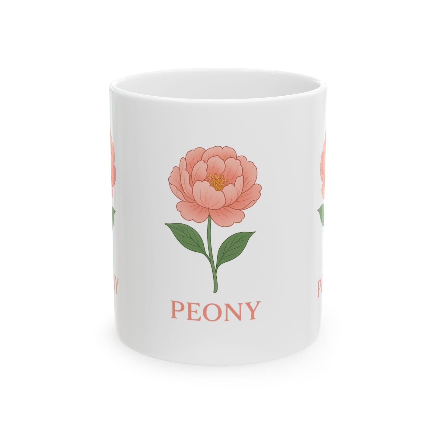 Ceramic Mug, (11oz, 15oz)  Floral Coffee Cup, Perfect Gift for Plant Lovers, Home Decor, Birthday, Housewarming, Mother's Day