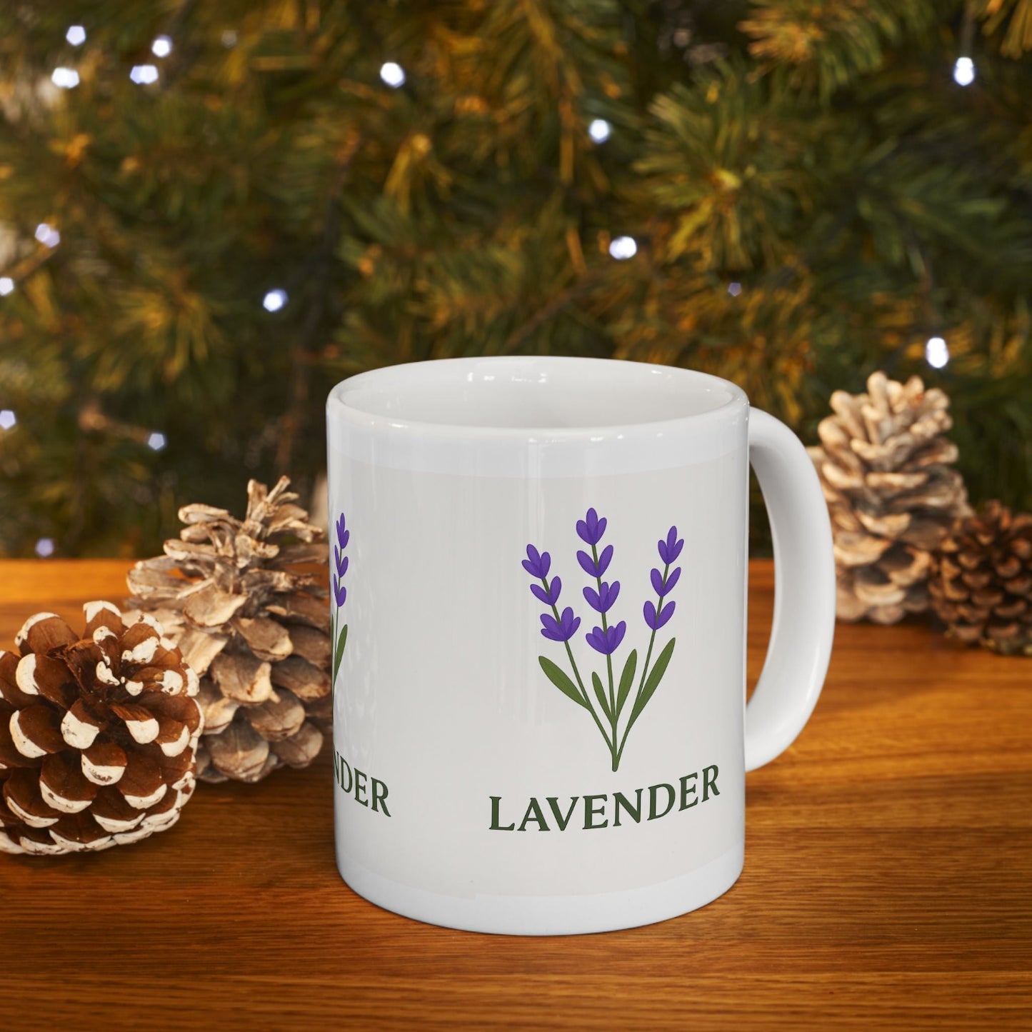Lavender Ceramic Mug - Perfect Gift for Tea and Coffee Lovers