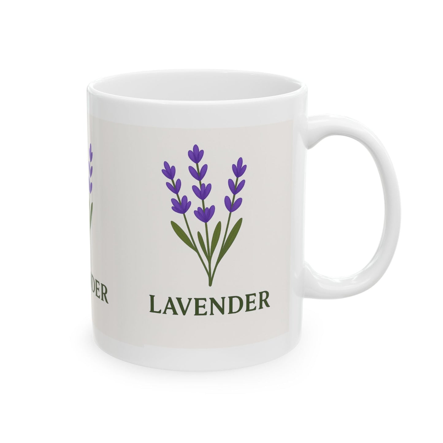 Lavender Ceramic Mug - Perfect Gift for Tea and Coffee Lovers