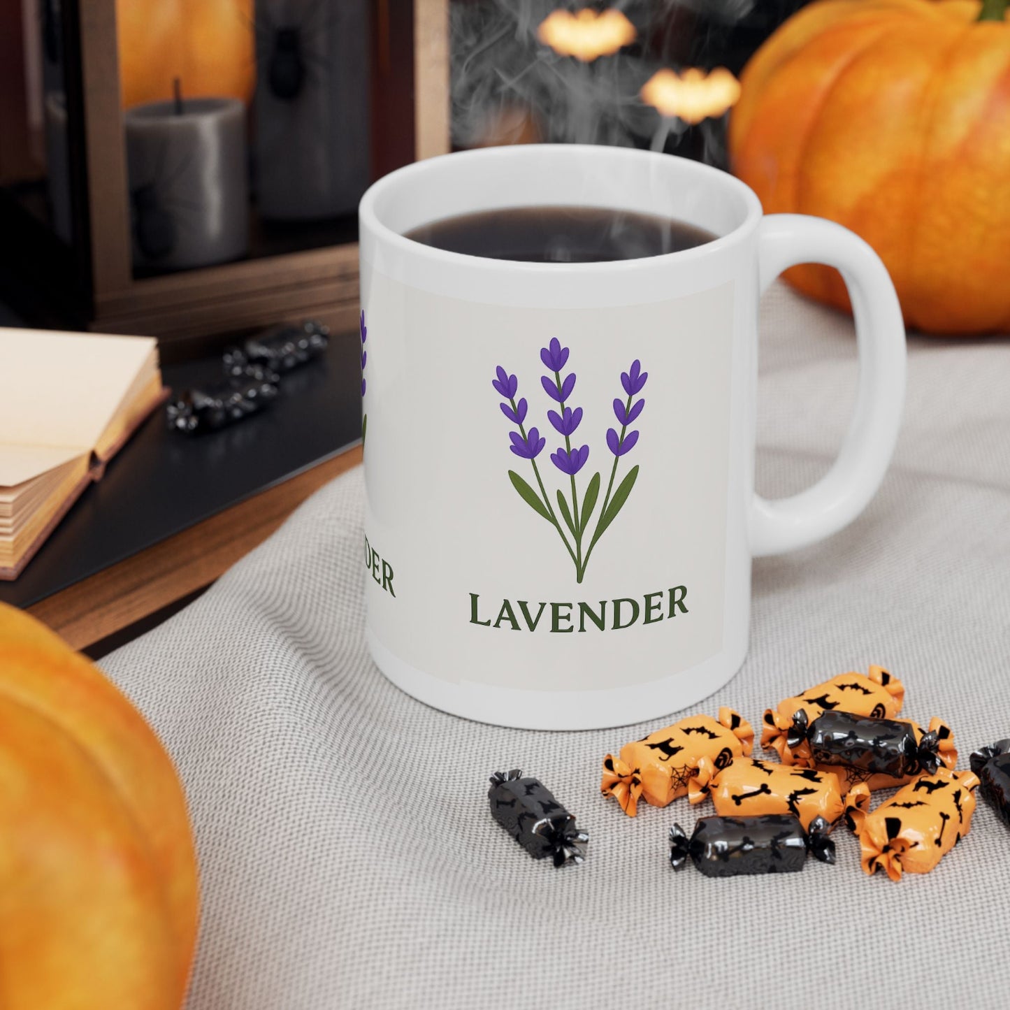 Lavender Ceramic Mug - Perfect Gift for Tea and Coffee Lovers